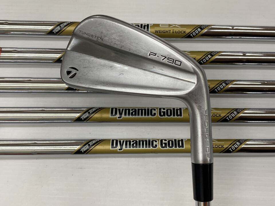 TaylorMade P790 2023 Iron Set 6pc (5-PW) Dynamic Gold EX TOUR ISSUE Flex S200 (Pre-owned)