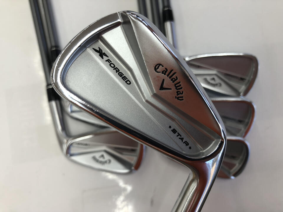 Callaway X FORGED STAR 2024 Iron Set 6pc (5-PW) Fujikura MC 70 for Callaway (Reshafted) Flex S (Pre-owned)