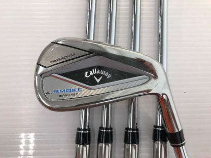 Callaway PARADYM Ai SMOKE MAX FAST Iron Set 5pc (6-PW) N.S.PRO 850GH neo Flex S (Pre-owned)
