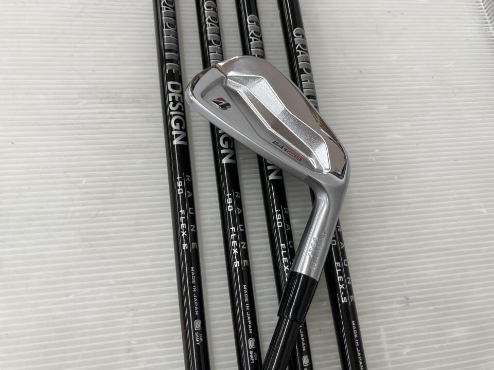 BRIDGESTONE GOLF 241CB Iron Set 5pc (6-PW) RAUNE i90 (Reshafted) Flex S (Pre-owned)