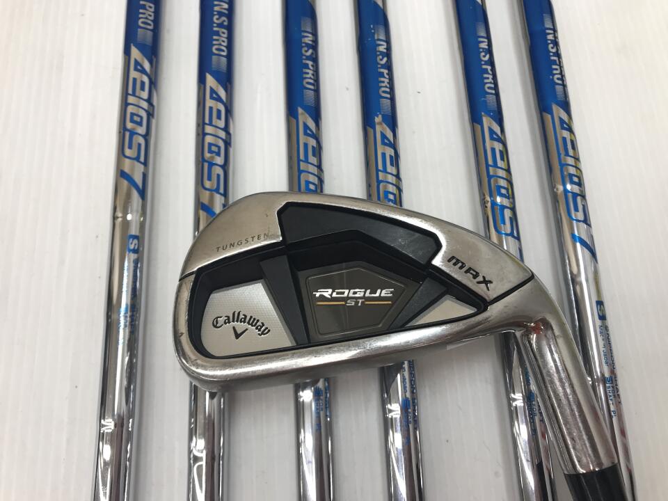 Callaway ROGUE ST MAX Iron Set 7pc (6-GW) N.S.PRO Zelos 7 Flex S (Pre-owned)