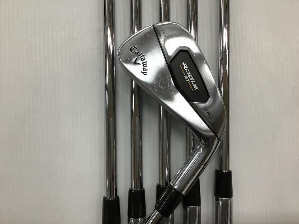 Callaway ROGUE ST PRO US Iron Set 6pc (5-PW) RIFLE TOUR FLIGHTED 105 Flex 6 (Pre-owned)
