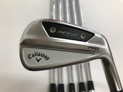 Callaway APEX PRO 2024 Iron Set 6pc (5-PW) Dynamic Gold MID 115 Flex S200 (Pre-owned)