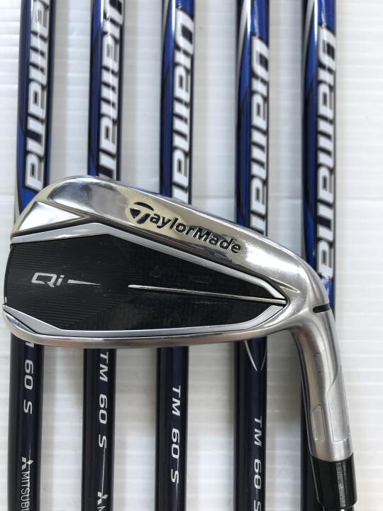 TaylorMade Qi Iron Set 6pc (6-AW) Diamana BLUE TM60 Flex S (Pre-owned)