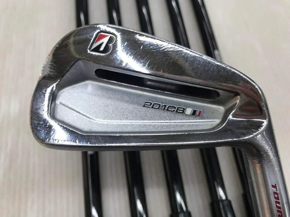 BRIDGESTONE GOLF TOUR B 201CB Iron Set 6pc (5-PW) TourAD95 (Reshafted) Flex S (Pre-owned)