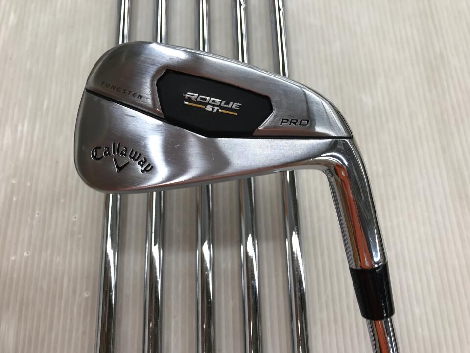 Callaway ROGUE ST PRO Iron Set 6pc (5-PW) Dynamic Gold95 (Reshafted) Flex S200 (Pre-owned)