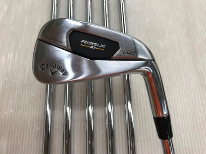 Callaway ROGUE ST PRO Iron Set 6pc (5-PW) Dynamic Gold95 (Reshafted) Flex S200 (Pre-owned)