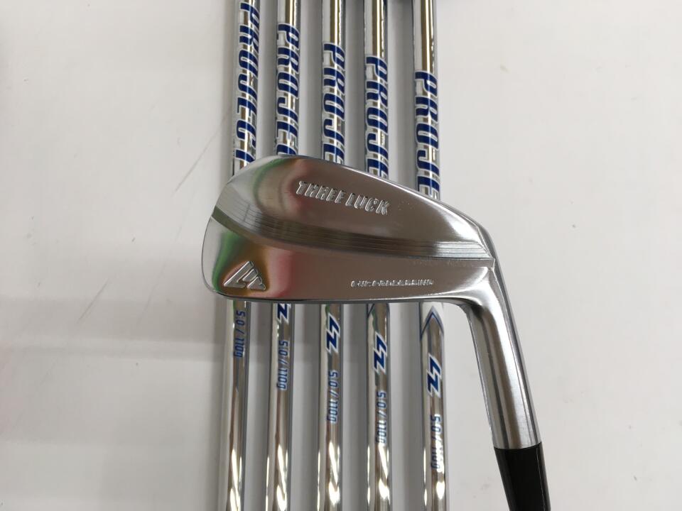 THREE LUCK CNC FORGED Iron Set 6pc (5-PW) PROJECT X LZ (Reshafted) Flex 5 (Pre-owned)