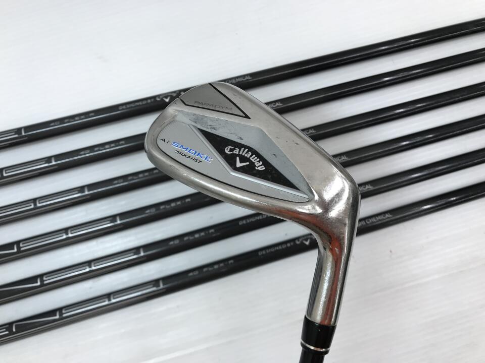 Callaway PARADYM Ai MAX FAST Iron Set 7pc (6-GW) TENSEI 40 for Callaway(Ai SMOKE) Flex R (Pre-owned)