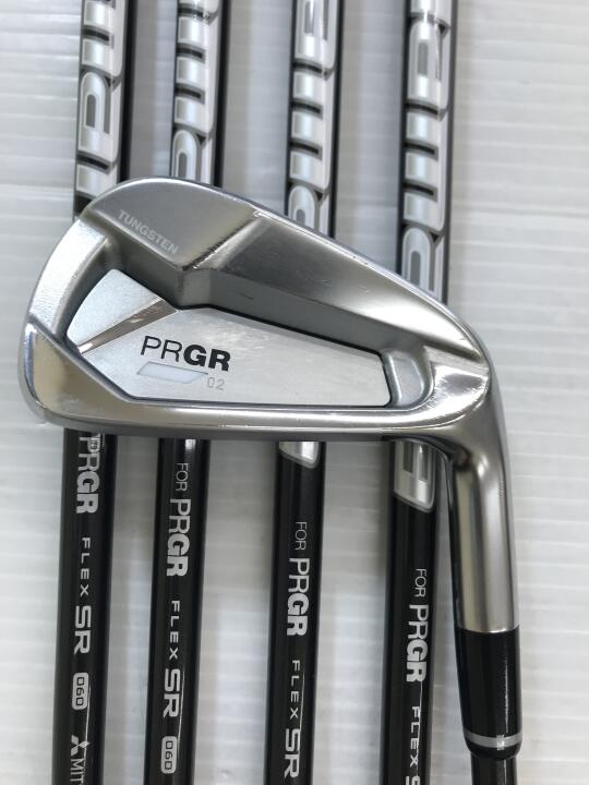 PRGR 02 2023 Iron Set 5pc (6-PW) Diamana for PRGR (02 IRON 2023) Flex SR (Pre-owned)