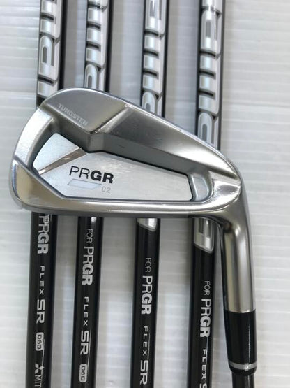 PRGR 02 2023 Iron Set 5pc (6-PW) Diamana for PRGR (02 IRON 2023) Flex SR (Pre-owned)