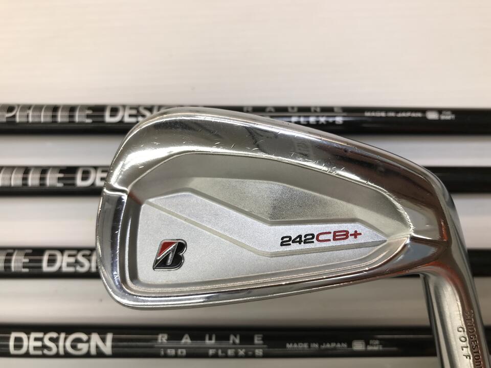 BRIDGESTONE GOLF 241CB/242CB+ COMBO Iron Set 6pc (5-PW) RAUNE i90 (Reshafted) Flex S (Pre-owned)