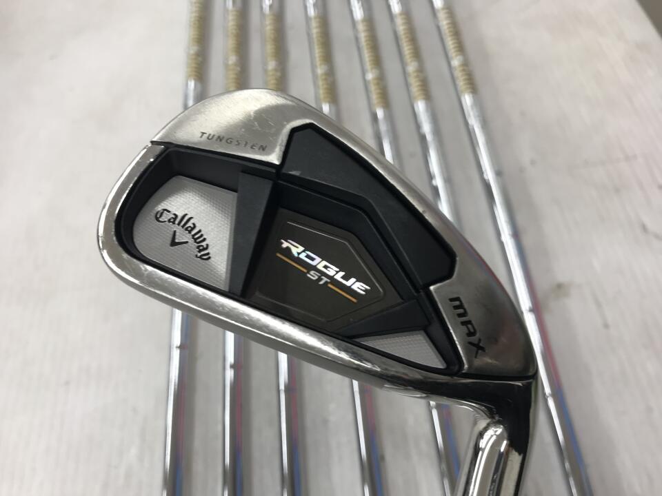 Callaway ROGUE ST MAX Iron Set 8pc (5-SW) Dynamic Gold 95 Flex S200 (Pre-owned)