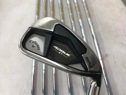 Callaway ROGUE ST MAX Iron Set 8pc (5-SW) Dynamic Gold 95 Flex S200 (Pre-owned)
