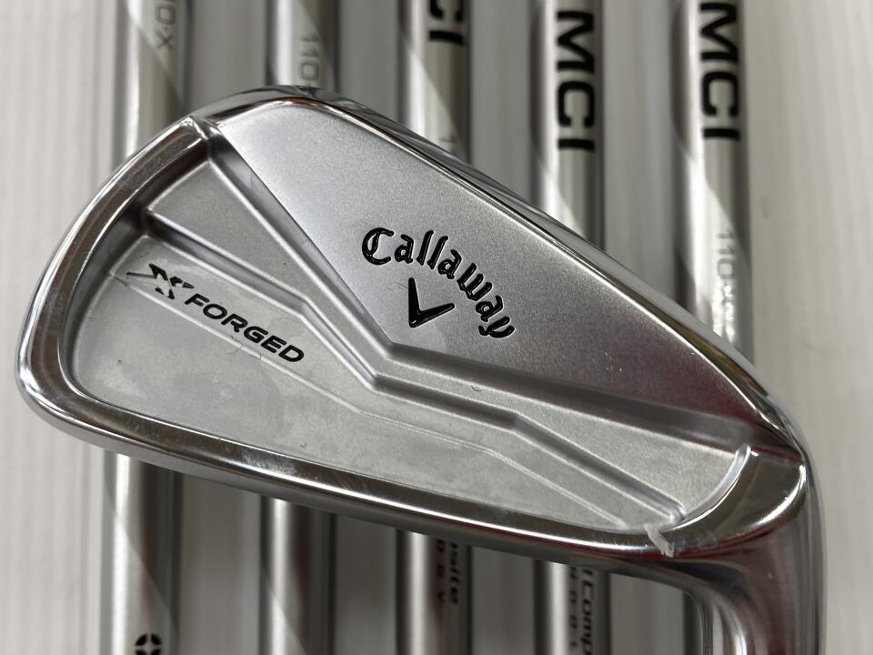 Callaway X FORGED 2024 Iron Set 6pc (5-PW) MCI 110 (Reshafted) Flex X (Pre-owned)