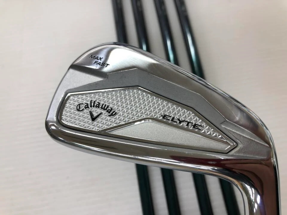 Callaway ELYTE MAX FAST Iron Set 5pc (6-PW) LIN-Q GREEN 40 for Callaway Flex R (Pre-owned)