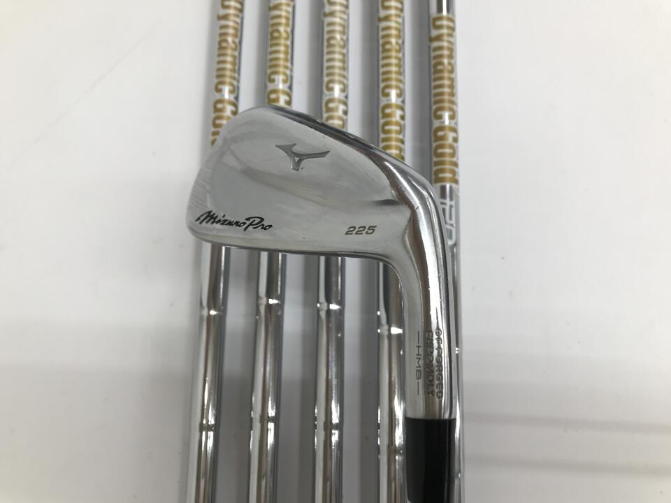 MIZUNO Pro 225 Iron Set 6pc (5-PW) Dynamic Gold 120 (Reshafted) Flex S200 (Pre-owned)