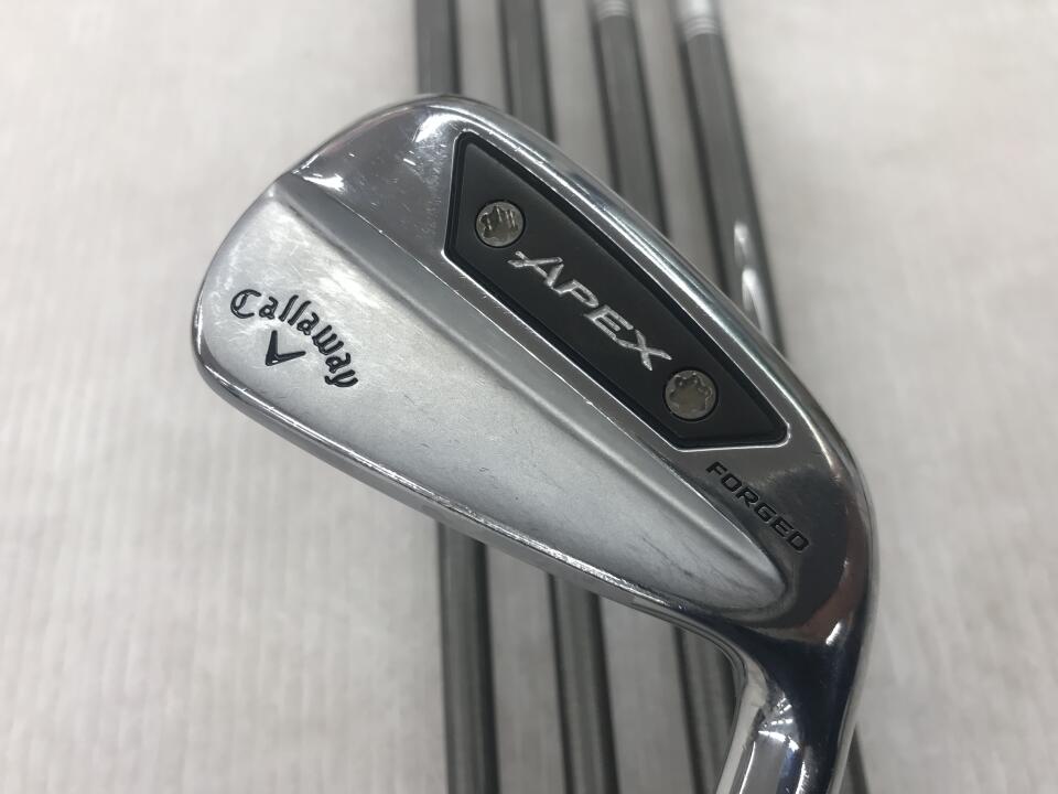Callaway APEX Ai150 Iron Set 5pc (6-PW) SteelFiber i80cw (Reshafted) Flex R (Pre-owned)