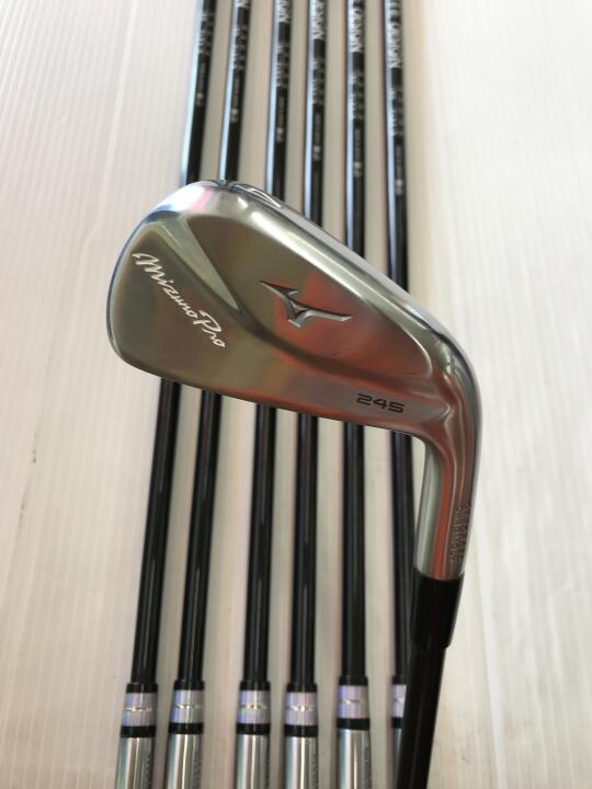 MIZUNO Pro 245 Iron Set 7pc (4-PW) RAUNE i90 (Reshafted) Flex S (Pre-owned)