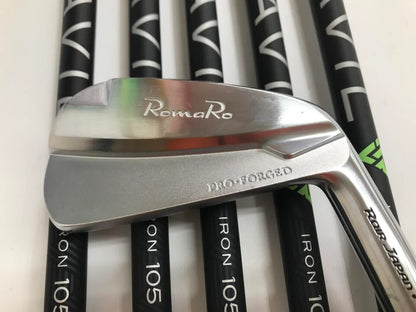 RomaRo PRO FORGED STRONG MODEL 2023 Iron Set 6pc (5-PW) TRAVIL IRON 105 (Reshafted) Flex S (Pre-owned)