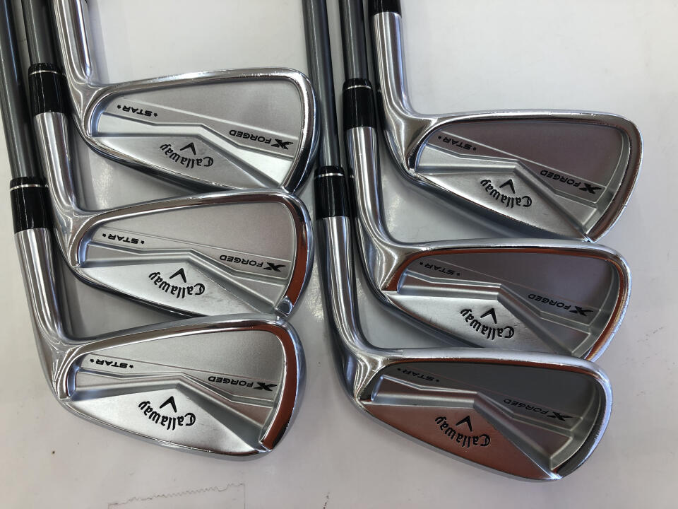 Callaway X FORGED STAR 2024 Iron Set 6pc (5-PW) Fujikura MC 70 for Callaway (Reshafted) Flex S (Pre-owned)