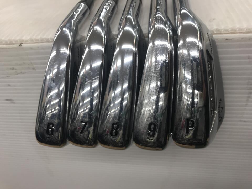Callaway APEX Ai150 Iron Set 5pc (6-PW) SteelFiber i80cw (Reshafted) Flex R (Pre-owned)