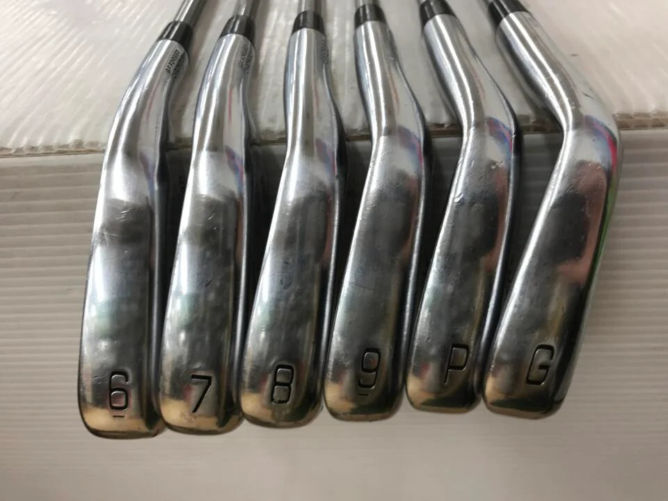 MIZUNO Pro 225 Iron Set 6pc (6-GW) Steel Fiber i80 (Reshafted) Flex R (Pre-owned)