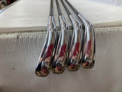 Callaway ELYTE MAX FAST Iron Set 4pc (7-PW) LIN-Q GREEN 40 for Callaway Flex R (Pre-owned)