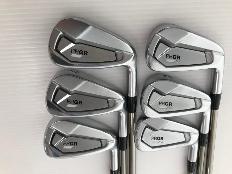PRGR 02 2023 Iron Set 6pc (5-PW) ATTAS 80 (Reshafted) Flex S (Pre-owned)