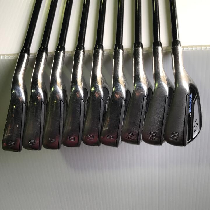 Callaway PARADYM Ai Iron Set 9pc (5-SW) TENSEI 50 for Callaway(Ai SMOKE) Flex R (Pre-owned)
