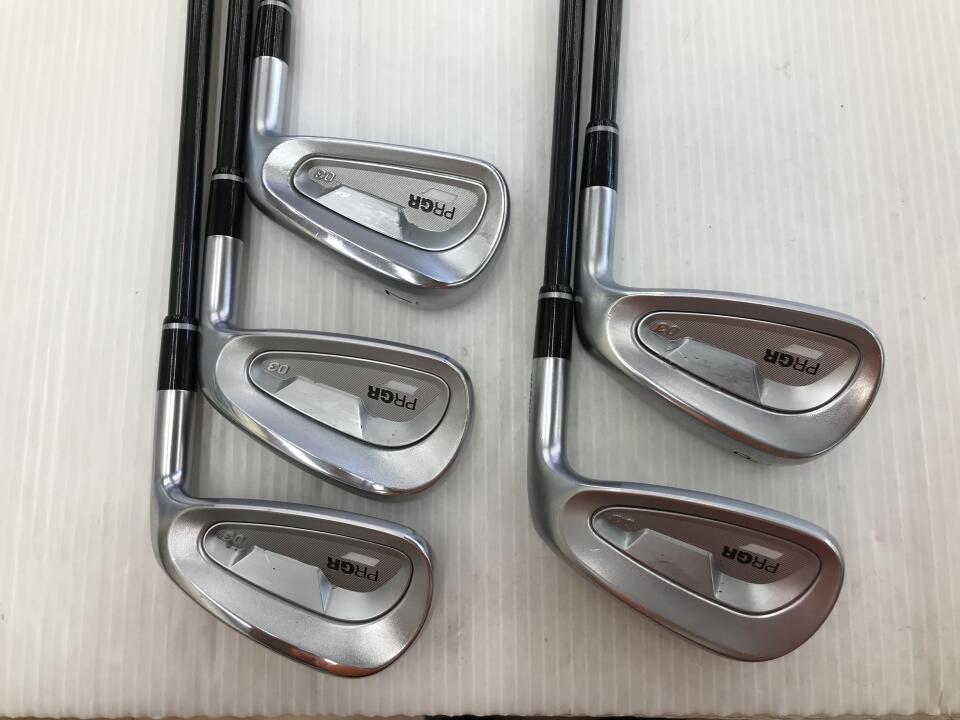 PRGR 03 2025 Iron Set 5pc (7-AW) Diamana M FOR PRGR (03 IRON 2025) Flex SR (Pre-owned)