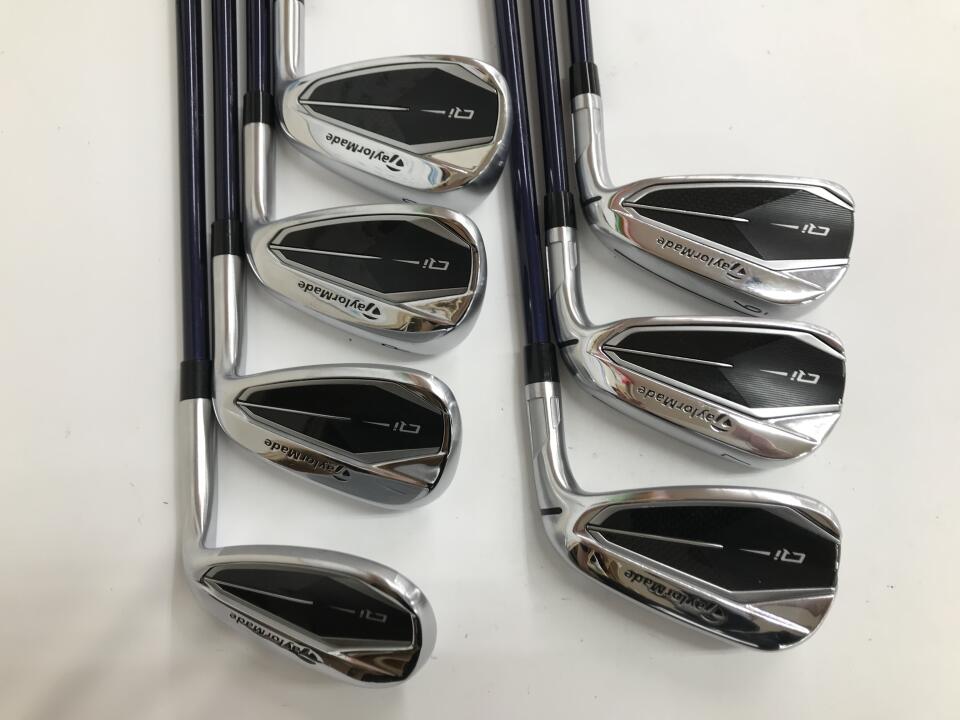 TaylorMade Qi Iron Set 7pc (6-SW) Diamana BLUE TM60 Flex R (Pre-owned)