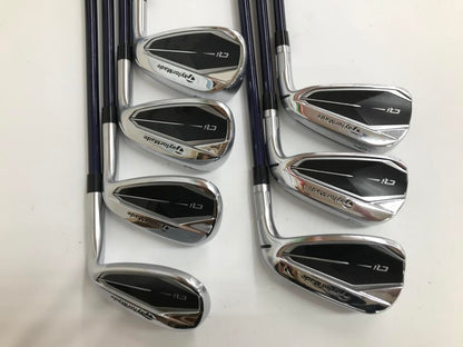 TaylorMade Qi Iron Set 7pc (6-SW) Diamana BLUE TM60 Flex R (Pre-owned)