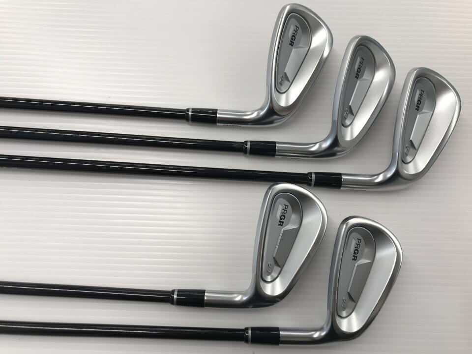 PRGR 04 Iron Set 5pc (7-AW) MCI for PRGR (04 IRON) Flex SR (Pre-owned)