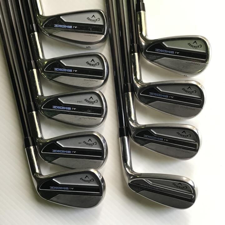 Callaway PARADYM Ai Iron Set 9pc (5-SW) TENSEI 50 for Callaway(Ai SMOKE) Flex R (Pre-owned)