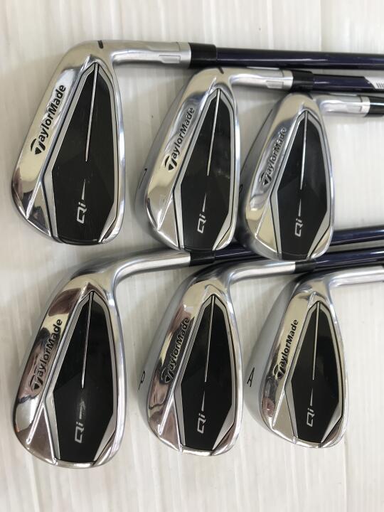 TaylorMade Qi Iron Set 6pc (6-AW) Diamana BLUE TM60 Flex S (Pre-owned)