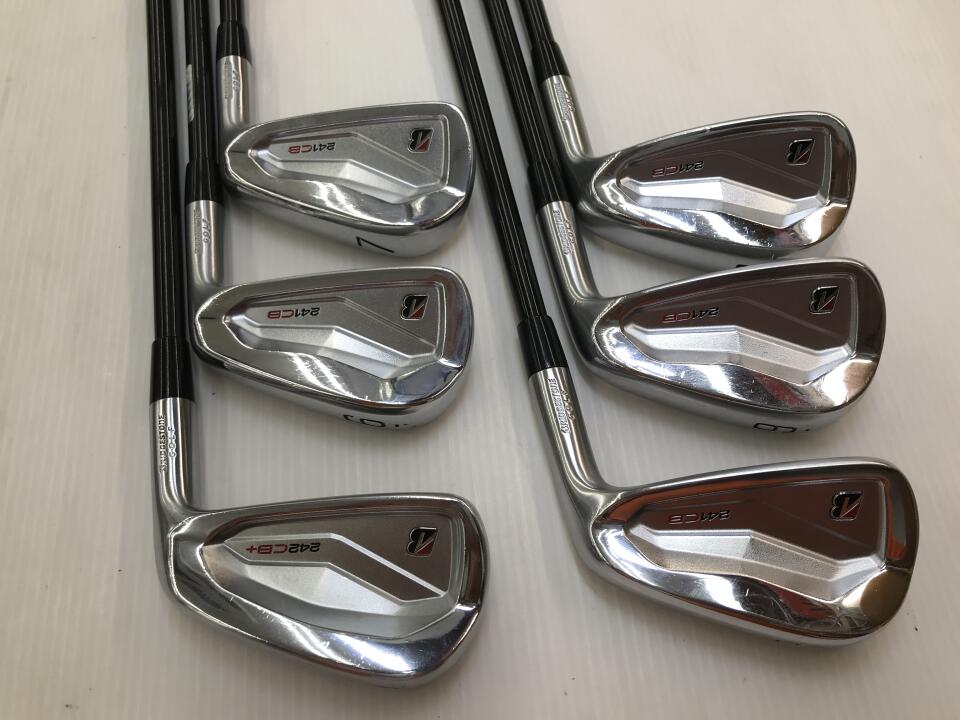 BRIDGESTONE GOLF 241CB/242CB+ COMBO Iron Set 6pc (5-PW) RAUNE i90 (Reshafted) Flex S (Pre-owned)
