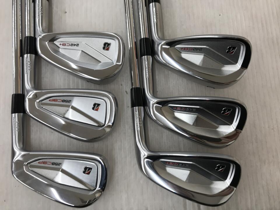 BRIDGESTONE GOLF 242CB+ Iron Set 6pc (5-PW) N.S.PRO MODUS 3 TOUR 105 DUAL FLOW (Reshafted) Flex S (Pre-owned)