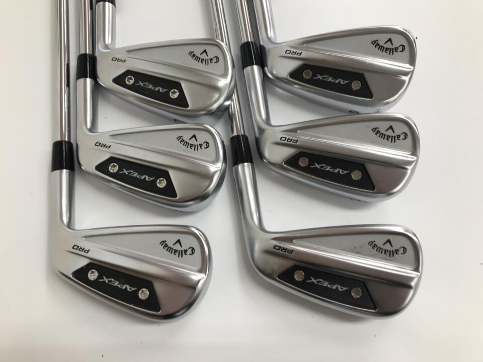 Callaway APEX PRO 2024 Iron Set 6pc (5-PW) Dynamic Gold MID 115 Flex S200 (Pre-owned)