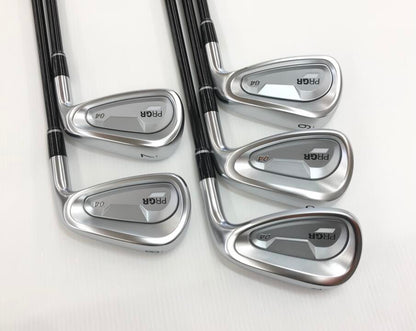 PRGR 04 Iron Set 5pc (7-AW) MCI for PRGR (04 IRON) Flex SR (Pre-owned)
