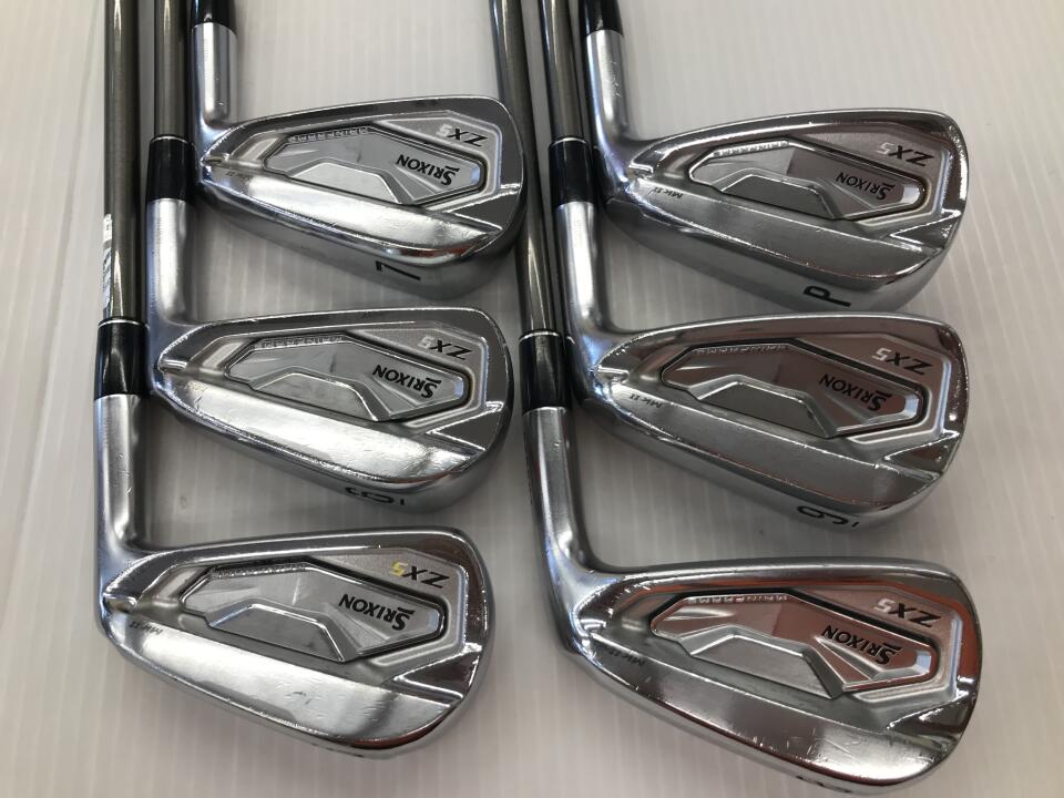 SRIXON ZX5 Mk2 Iron Set 6pc (5-PW) Steel Fiber i70 CW Flex S (Pre-owned)