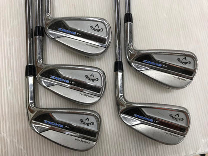 Callaway PARADYM Ai SMOKE Iron Set 6pc (5-PW) Dynamic Gold (Reshafted) Flex S200 (Pre-owned)