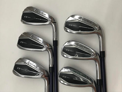TaylorMade Qi Iron Set 6pc (6-SW) Diamana BLUE TM60 Flex R (Pre-owned)