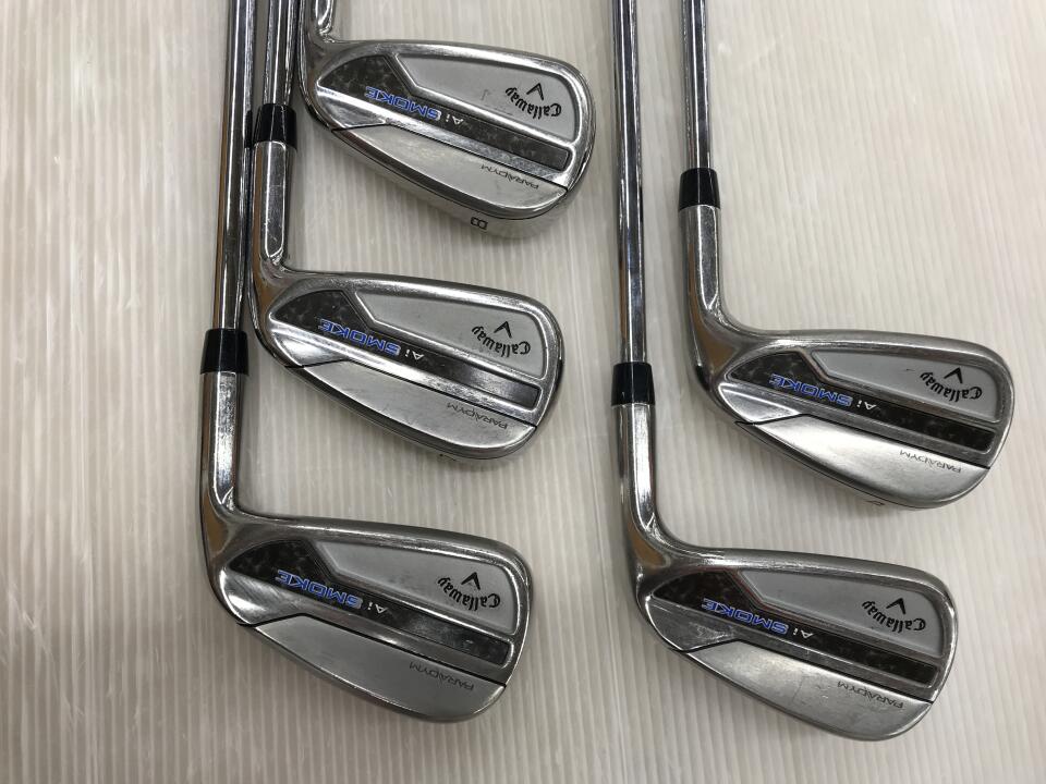 Callaway PARADYM Ai SMOKE Iron Set 5pc (6-PW) N.S.PRO Zelos 7 Flex S (Pre-owned)