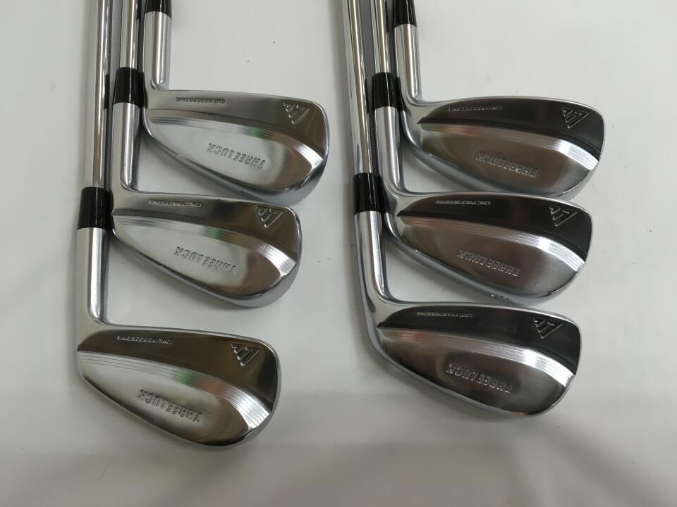 THREE LUCK CNC FORGED Iron Set 6pc (5-PW) PROJECT X LZ (Reshafted) Flex 5 (Pre-owned)