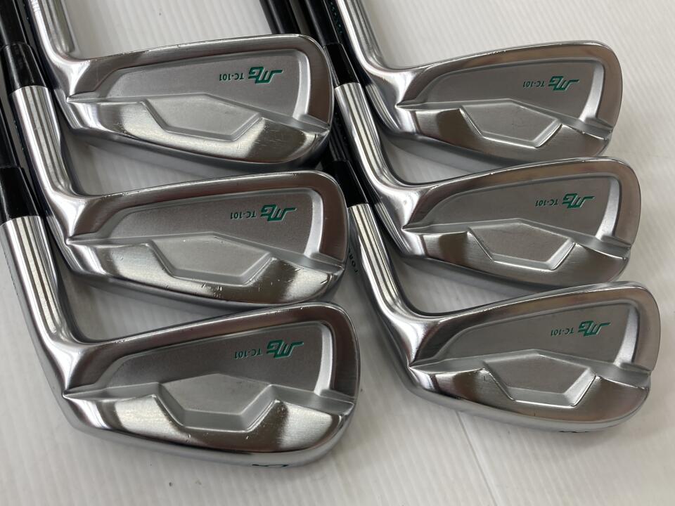 MIURA TC-101 Iron Set 6pc (5-PW) Dynamic Gold105 Black (Reshafted) Flex S200 (Pre-owned)