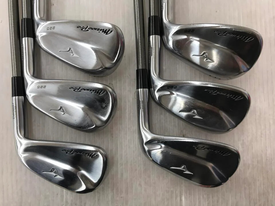 MIZUNO Pro 225 Iron Set 6pc (6-GW) Steel Fiber i80 (Reshafted) Flex R (Pre-owned)