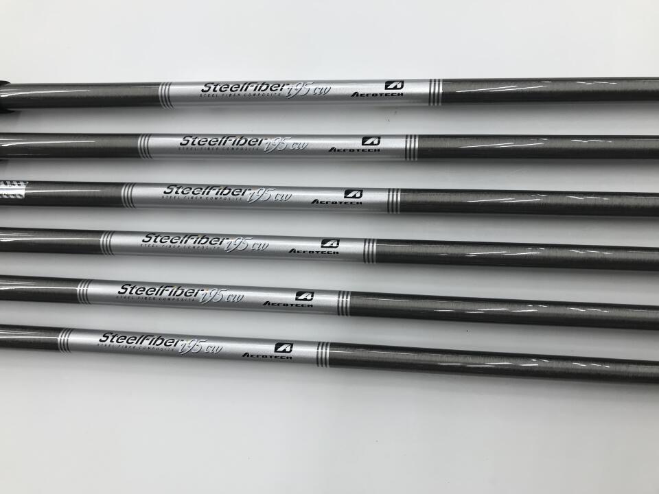 Callaway X FORGED MAX STAR Iron Set 6pc (5-PW) SteelFiber i95 cw (Reshafted) Flex R (Pre-owned)