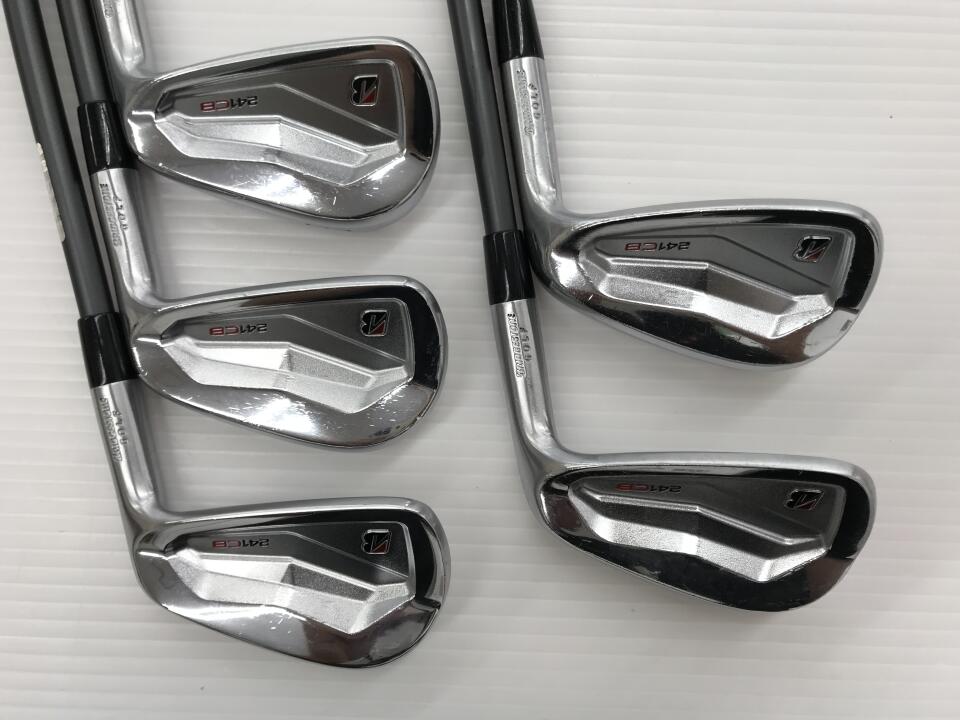 BRIDGESTONE GOLF 241CB Iron Set 5pc (6-PW) TENSEI BS BLACK 80i Flex S (Pre-owned)