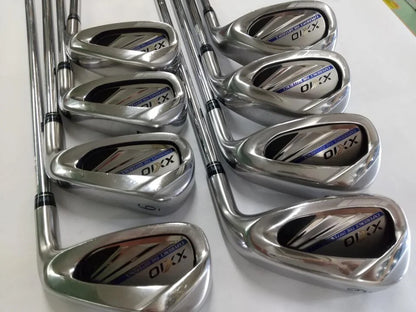 XXIO ELEVEN Navy Iron Set 8pc (5-SW) N.S.PRO 860GH DST for XXIO Flex S (Pre-owned)